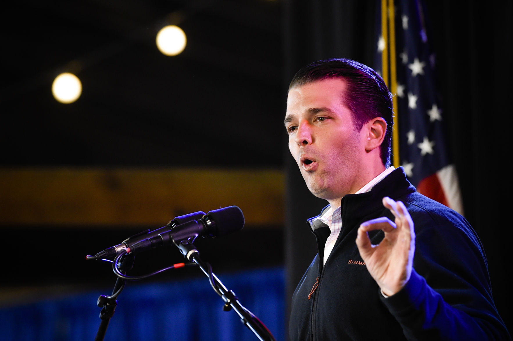 Greg Gianforte rally with Donald Trump Jr.